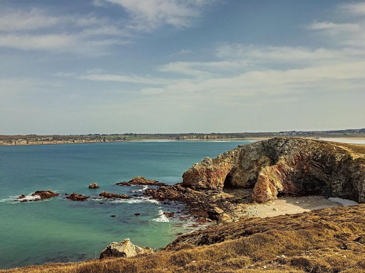 Maison En Pierres Proche Plage Goulien - Ideal Surf Et Randonnee - Fr-1-370-59 Crozon Exterior foto